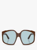 Miu Miu A07S24 square sunglasses brown - UK version