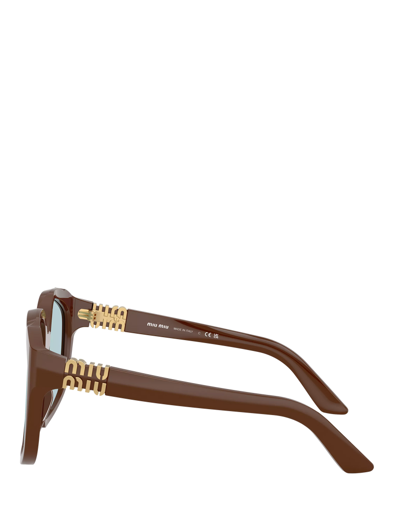 Miu Miu A07S24 square sunglasses brown - UK version