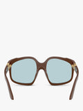 Miu Miu A07S24 square sunglasses brown - UK version