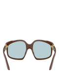 Miu Miu A07S24 square sunglasses brown - UK version