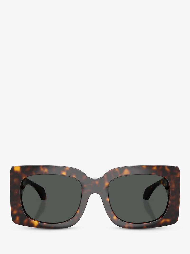 Versace square sunglasses tortoise grey 54mm, UK version