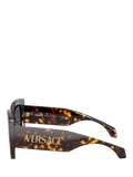 Versace square sunglasses tortoise grey 54mm, UK version