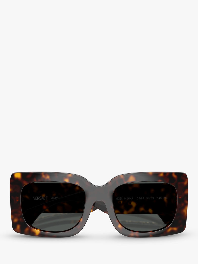 Versace square sunglasses tortoise grey 54mm, UK version