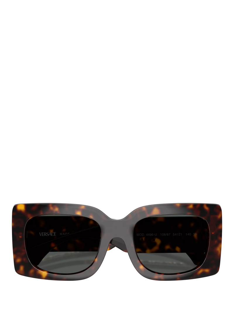Versace square sunglasses tortoise grey 54mm, UK version