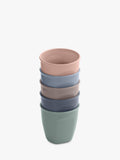 Pack of 5 Durable and Biodegradable Stackable Cups for All Ages