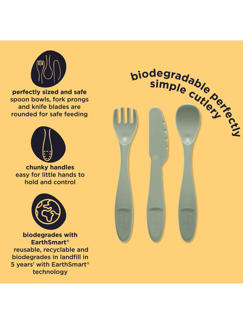 Vital Baby Toddler Cutlery Set 15 Pieces Multi (British brand)