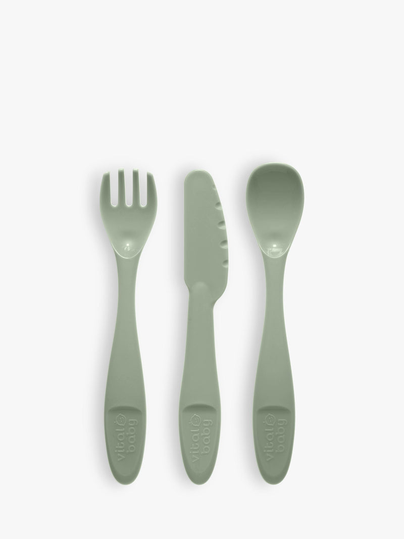 Vital Baby Toddler Cutlery Set 15 Pieces Multi (British brand)