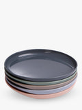 Stackable Toddler Feeding Plates with Scooped Sides Pack of 5
