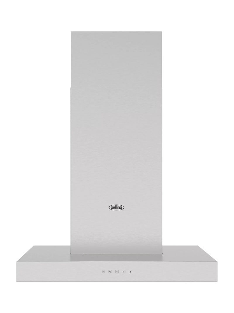 Belling stainless steel chimney cooker hood, imported from the UK