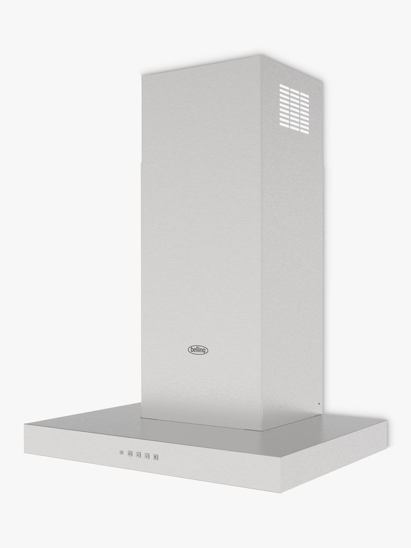 Belling stainless steel chimney cooker hood, imported from the UK