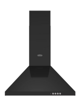 John Lewis Belling Chimney Cooker Hood, Black- Buy online at McGrocer