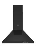 Belling black chimney cooker hood 660mm height - British product