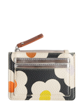 Caroline Gardner flower patch purse in charcoal, UK version