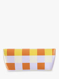 Caroline Gardner multi check glasses case - British product