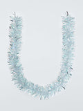 Chunky Silver Iridescent Christmas Tinsel Decoration