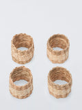 John Lewis seagrass napkin rings natural set of 4 (British brand)