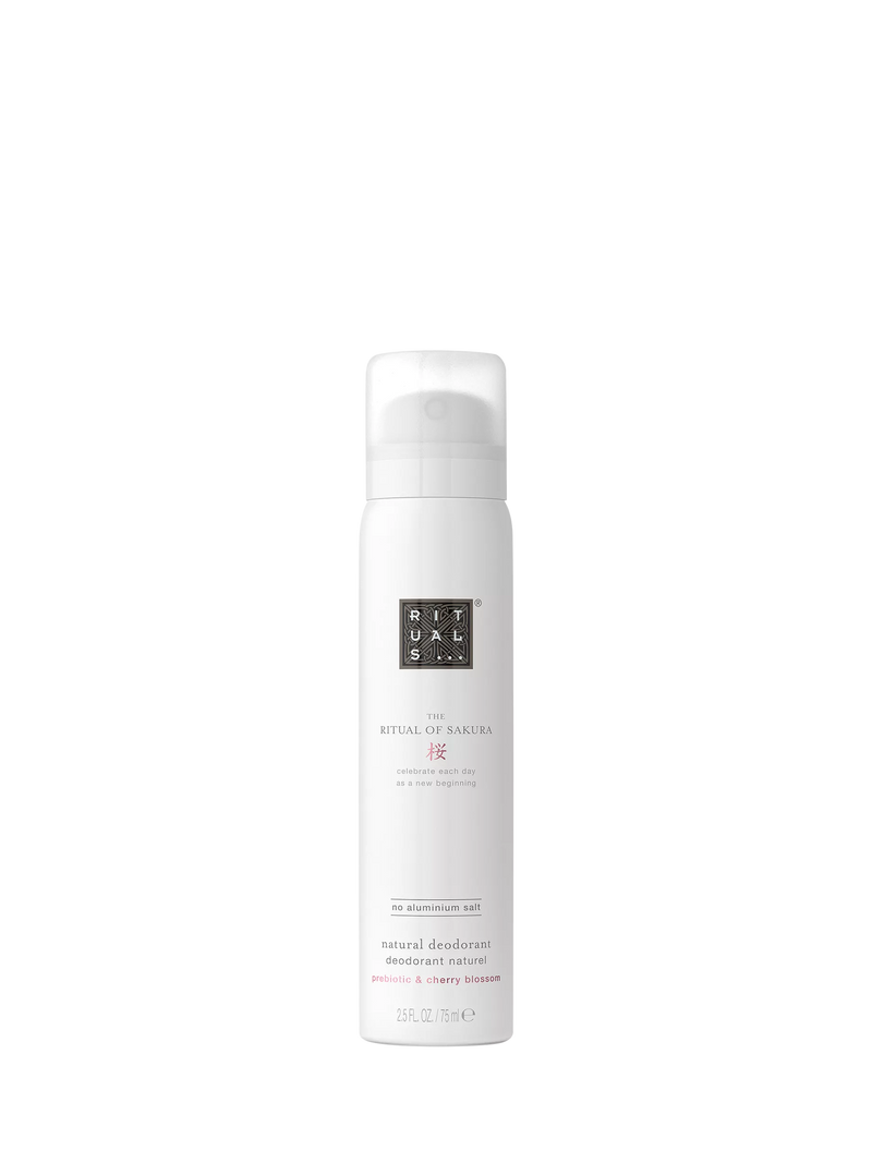 Rituals natural deodorant spray 75ml cherry blossom (British brand)