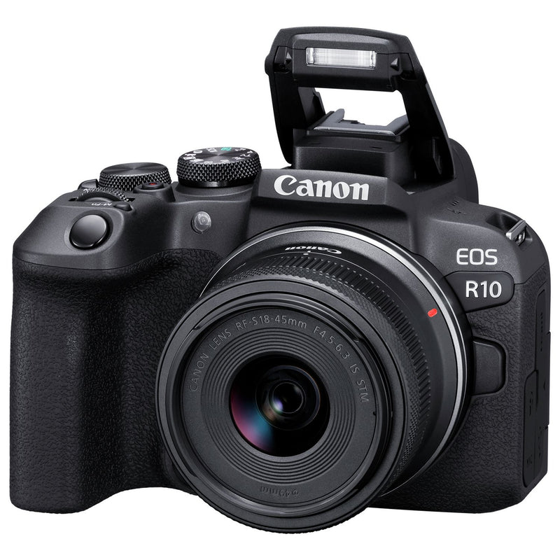 Canon EOS R10 mirrorless camera with 18-45mm IS STM lens - British product
