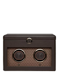WOLF Earth vegan apple leather 2 module watch winder (British brand)