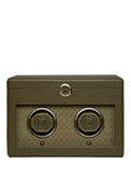 WOLF Earth Vegan Apple Leather 2 Module Watch Winder