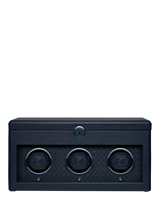 John Lewis WOLF Earth Vegan Apple Leather 3 Module Watch Winder- Buy online at McGrocer