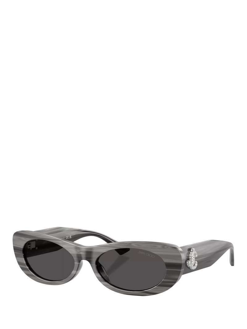Jimmy Choo JC5038B Women's Oval Sunglasses