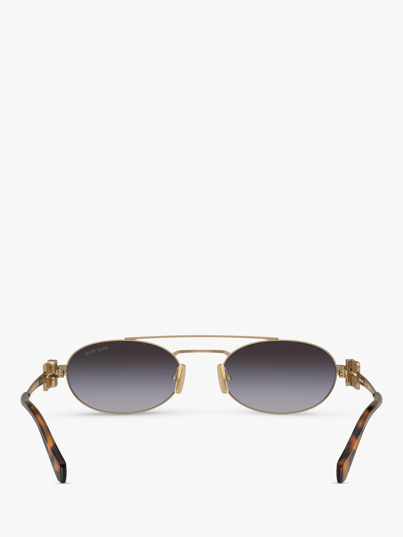 Miu Miu oval sunglasses for women, MU54ZS - British product