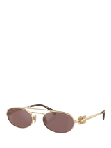 John Lewis Miu Miu MU54ZS Women's Oval Sunglasses- Buy online at McGrocer