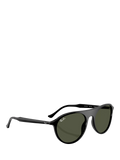 Ray-Ban RB2215 round sunglasses black frame green lenses - British product