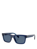 Ray-Ban RJ9196S kids bio-based blue rectangular sunglasses 49mm, UK version