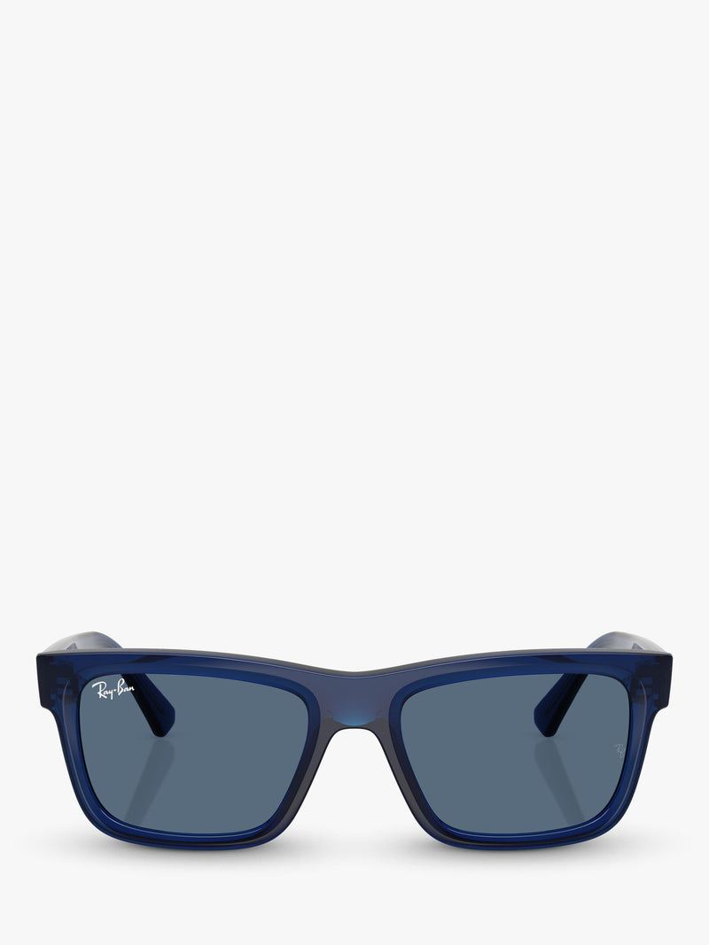 Ray-Ban RJ9196S kids bio-based blue rectangular sunglasses 49mm, UK version