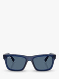 Ray-Ban RJ9196S kids bio-based blue rectangular sunglasses 49mm, UK version