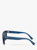 Ray-Ban RJ9196S kids bio-based blue rectangular sunglasses 49mm, UK version