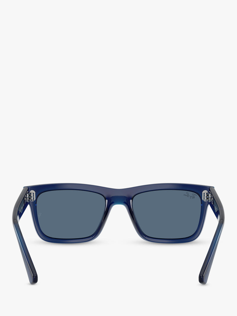 Ray-Ban RJ9196S kids bio-based blue rectangular sunglasses 49mm, UK version