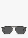 Yves Saint Laurent D-frame sunglasses in black with polyamide lenses - British product