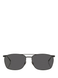 Yves Saint Laurent D-frame sunglasses in black with polyamide lenses - British product