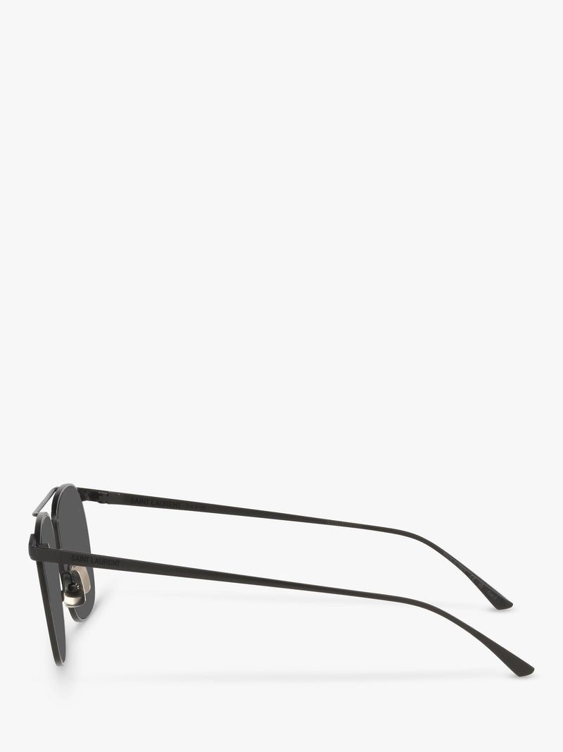 Yves Saint Laurent D-frame sunglasses in black with polyamide lenses - British product