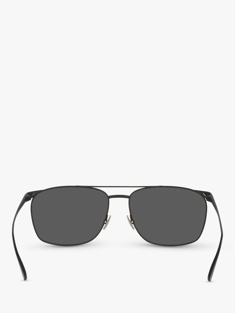 Yves Saint Laurent D-frame sunglasses in black with polyamide lenses - British product