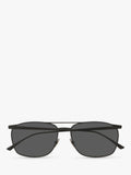 Yves Saint Laurent D-frame sunglasses in black with polyamide lenses - British product