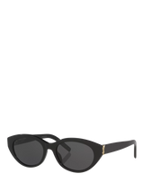 John Lewis Yves Saint Laurent Women's Oval Sunglasses Black- Buy online at McGrocer