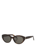 Yves Saint Laurent oval sunglasses tortoise 54mm (British brand)