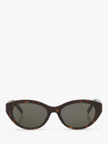 Yves Saint Laurent oval sunglasses tortoise 54mm (British brand)