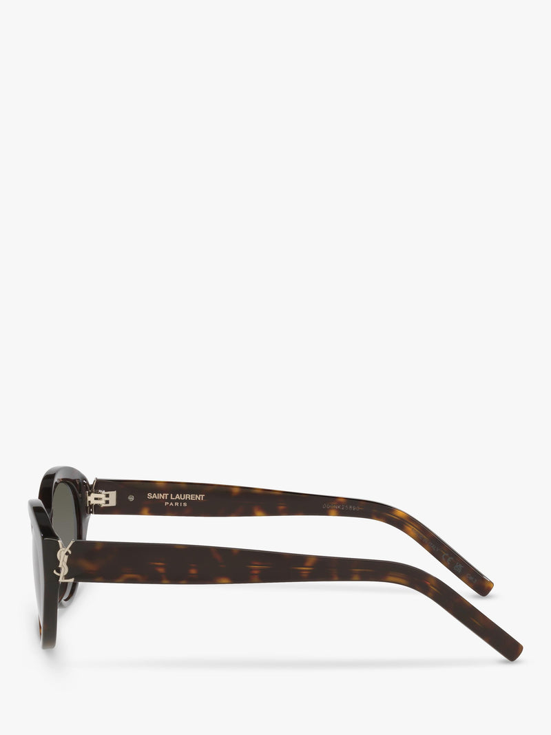Yves Saint Laurent oval sunglasses tortoise 54mm (British brand)