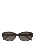 Yves Saint Laurent oval sunglasses tortoise 54mm (British brand)
