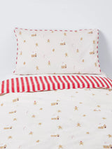 John Lewis John Lewis Kids' Gingerbread Reversible Duvet Cover and Pillowcase Set, Single- Buy online at McGrocer