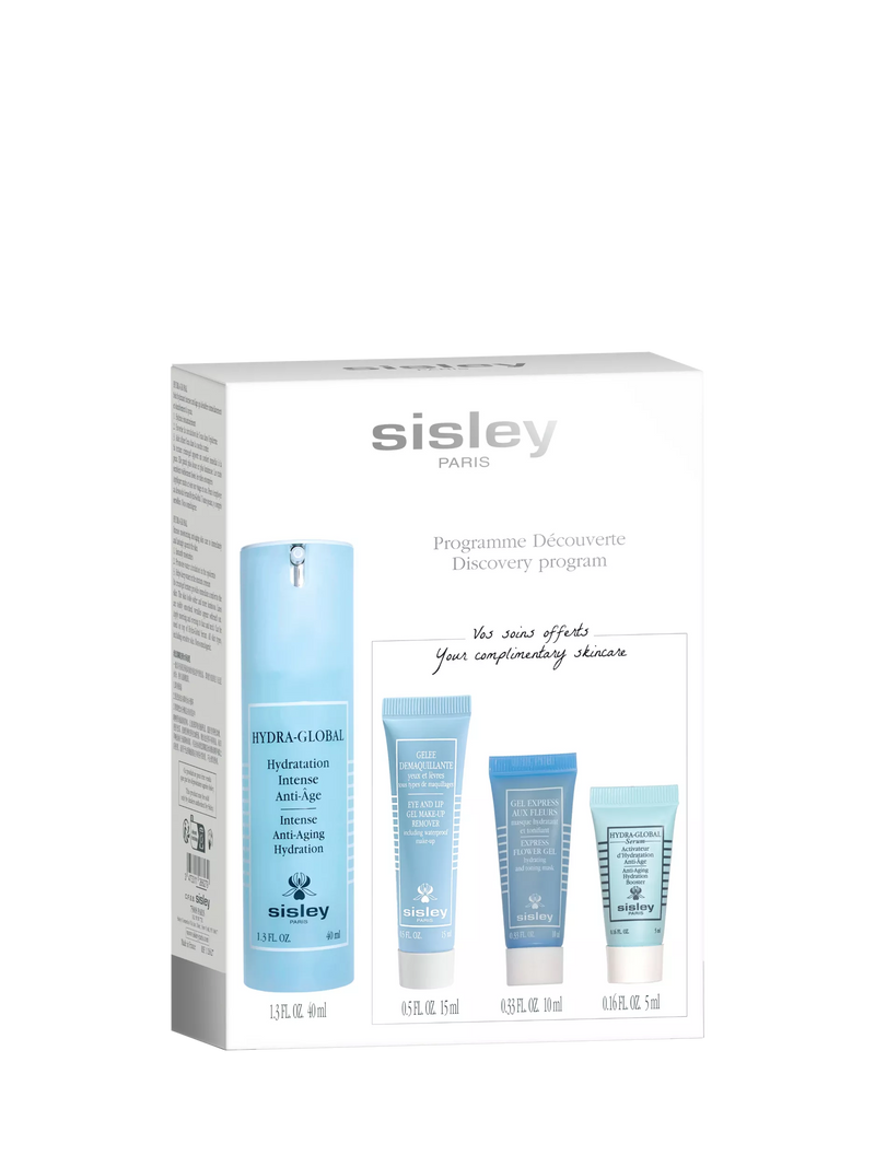 Sisley Paris Hydra-Global skincare gift set, imported from the UK