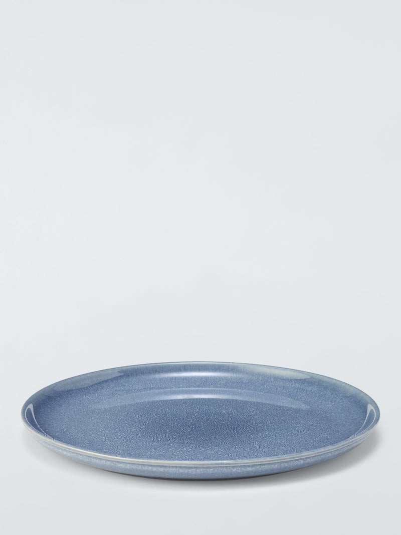 John Lewis Iona blue stoneware dinner plate 27cm - British product