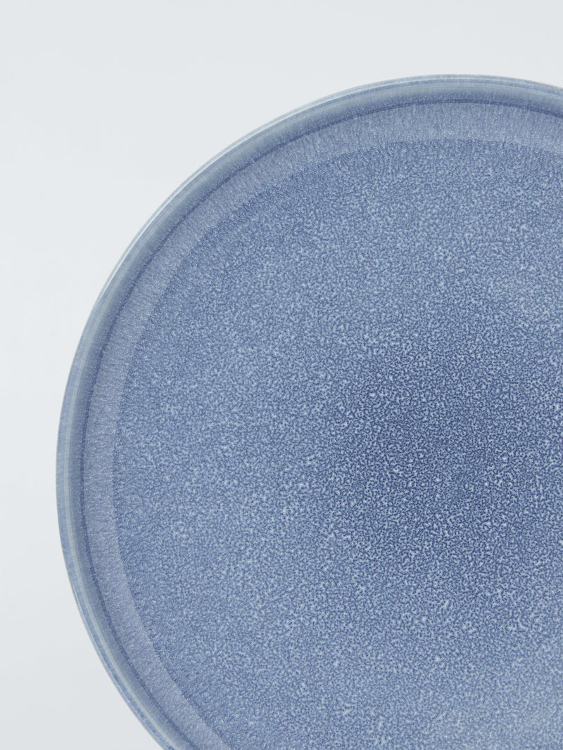 John Lewis Iona blue stoneware dinner plate 27cm - British product