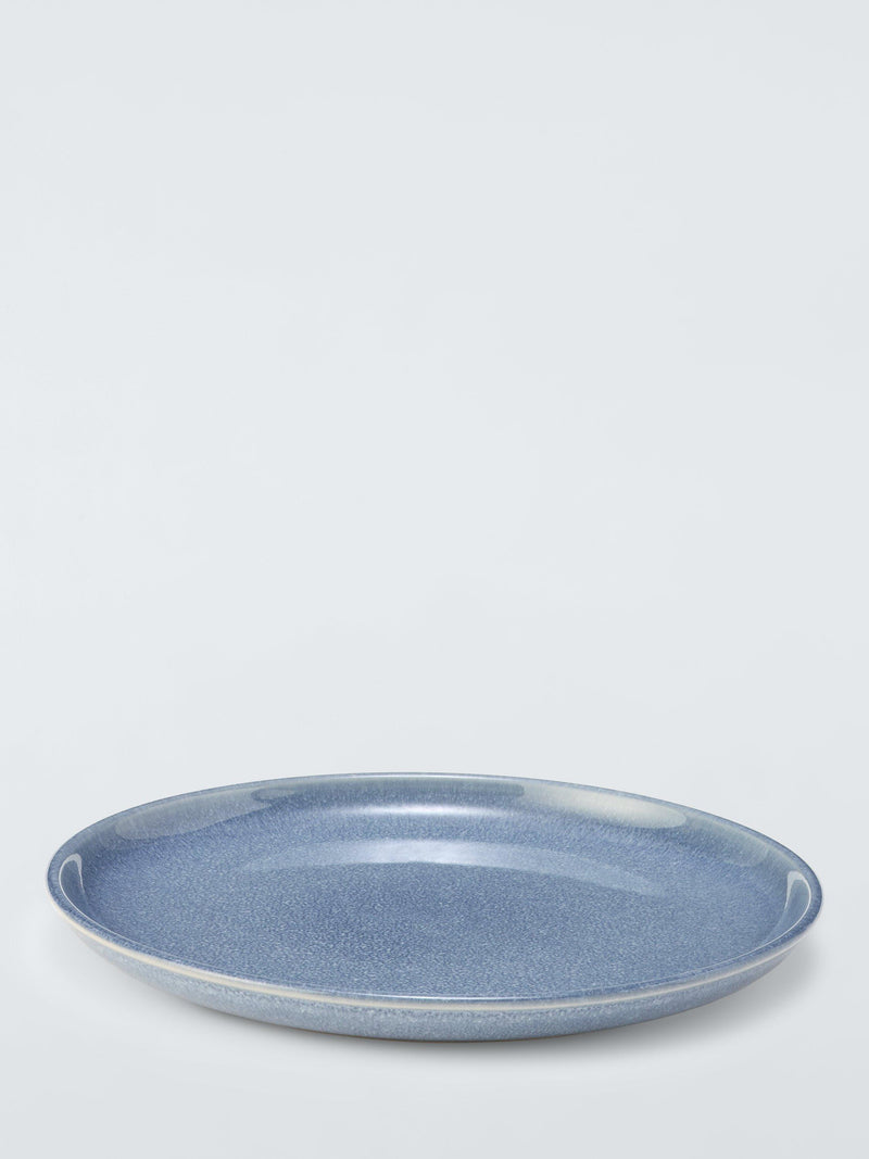 John Lewis Iona blue stoneware side plate 21.5cm, UK version