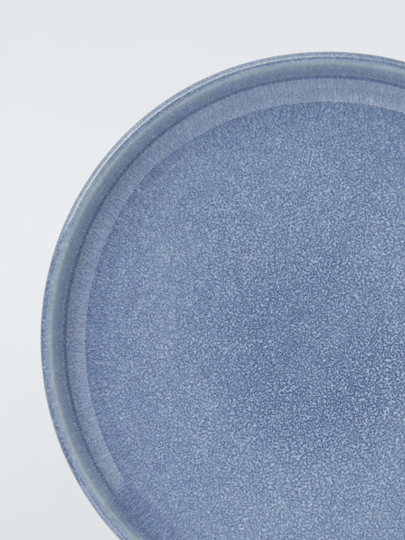 John Lewis Iona blue stoneware side plate 21.5cm, UK version